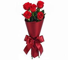 Букет 5 Красных роз Эдлесс Лав в Николиной Балке