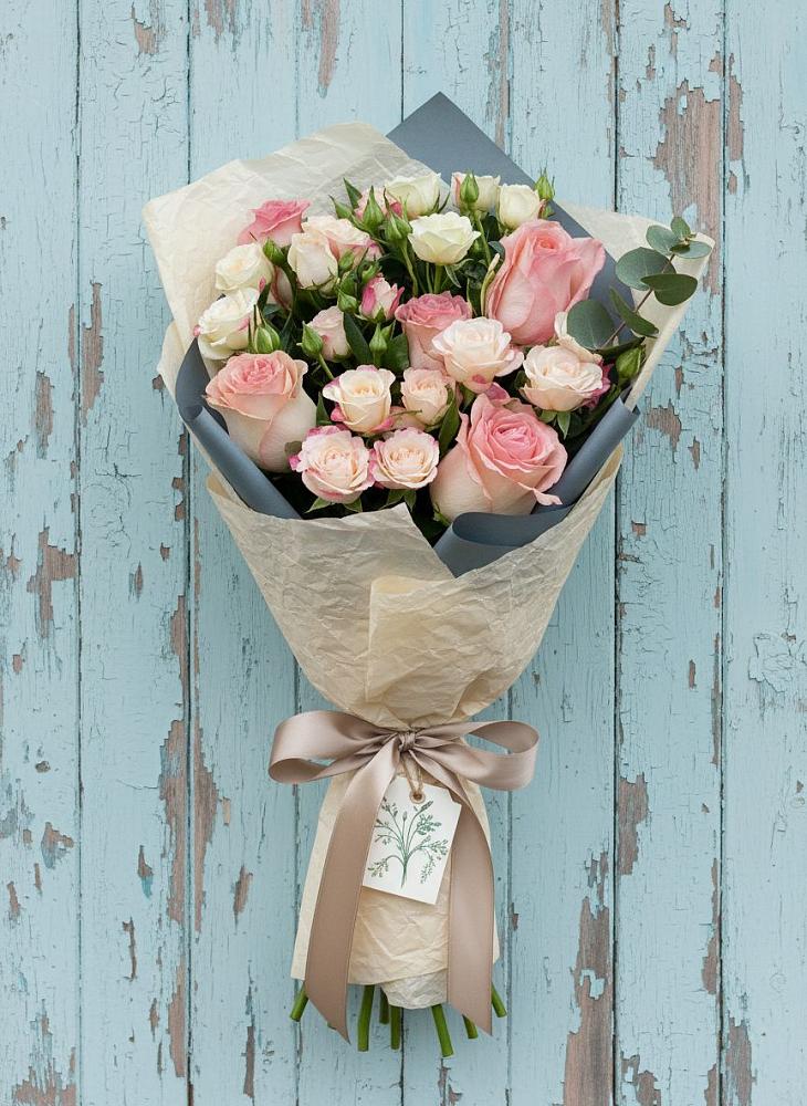 Букет цветов из: Розы в Николиной Балке