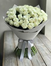 Букет 35 Белых роз в Николиной Балке