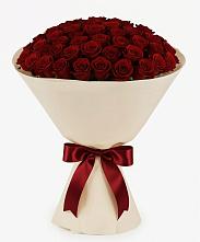 Букет 101 Бордовая роза Блэк Бакарра в Николиной Балке