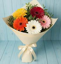 Букет цветов из:  Герберы в Николиной Балке