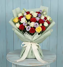 Букет цветов из:  Розы в Николиной Балке