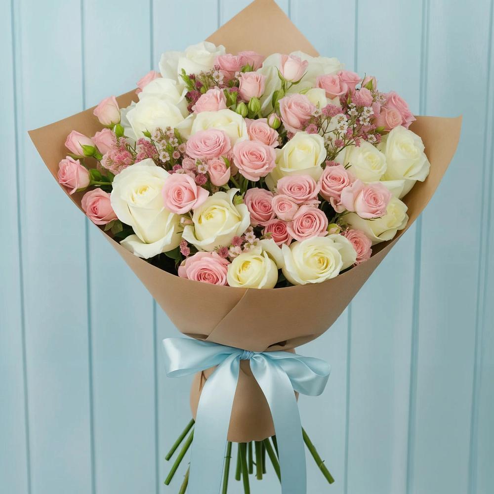 Букет цветов из: Розы в Николиной Балке