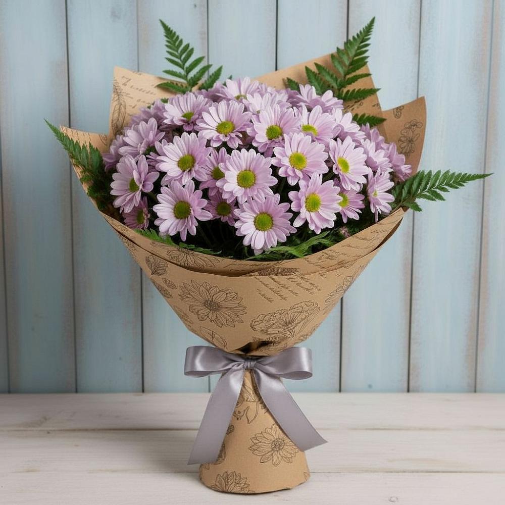 Букет цветов из: Хризантемы в Николиной Балке