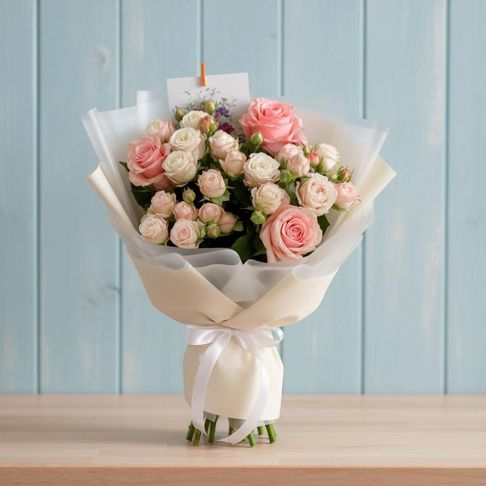 Букет цветов из: Розы в Николиной Балке