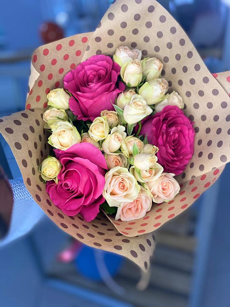 Букет цветов из: Розы в Николиной Балке