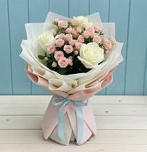 Букет цветов из:  Розы в Николиной Балке