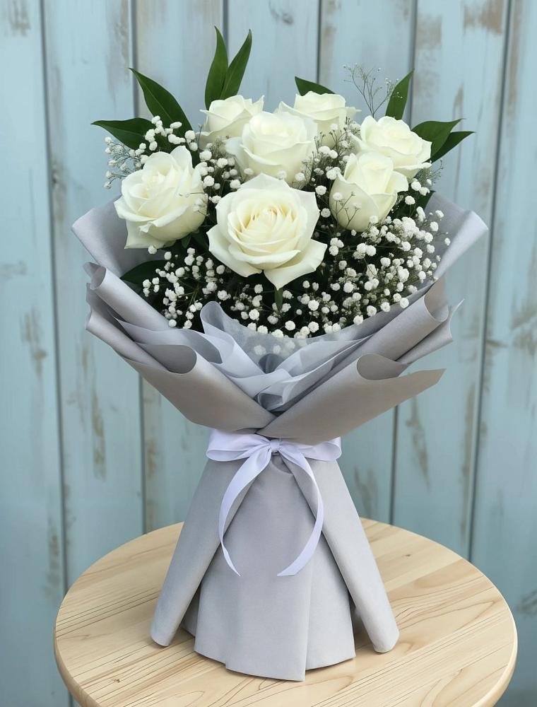 Букет цветов из: Розы в Николиной Балке