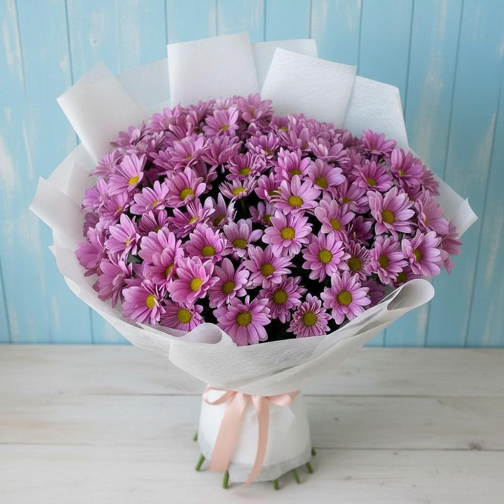 Букет цветов из: Хризантемы в Николиной Балке