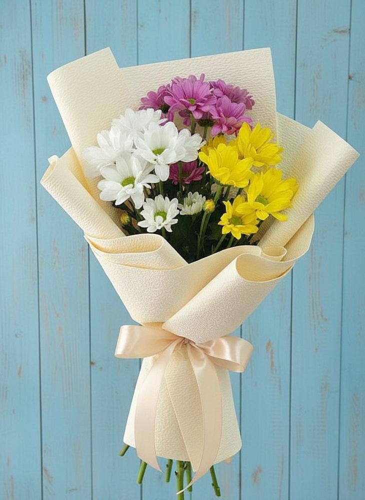 Букет цветов из: Хризантемы в Николиной Балке