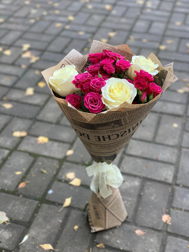 Букет цветов из: Розы в Николиной Балке