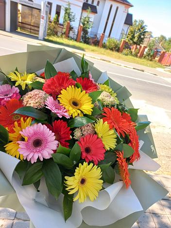Букет цветов из: Герберы в Николиной Балке
